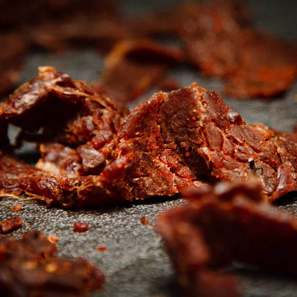 All-Natural Sweet & Spicy Brisket Beef Jerky - BULK JERKY