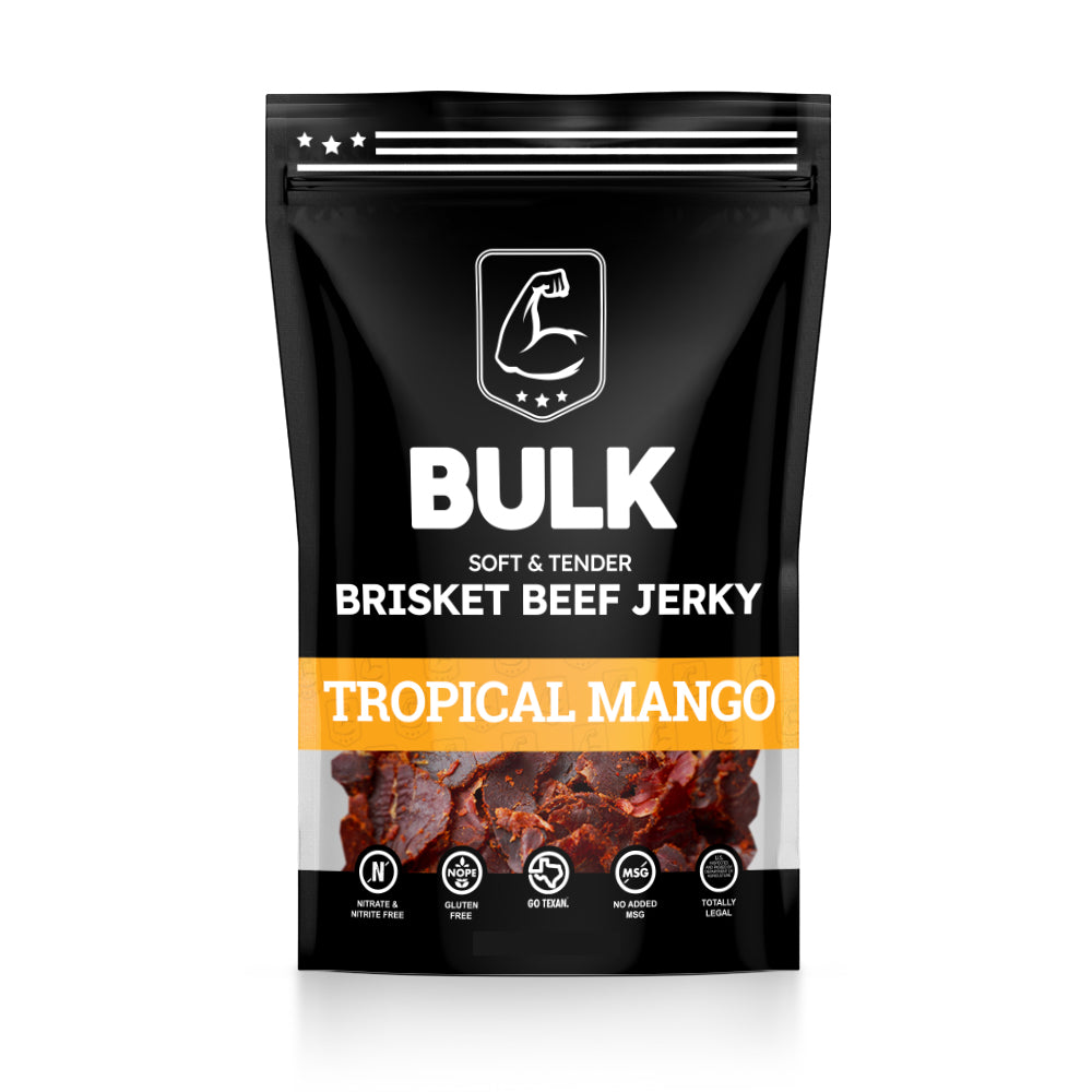 All-Natural Tropical Mango Brisket Beef Jerky - BULK JERKY