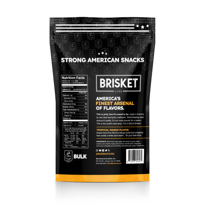 All-Natural Tropical Mango Brisket Beef Jerky - BULK JERKY