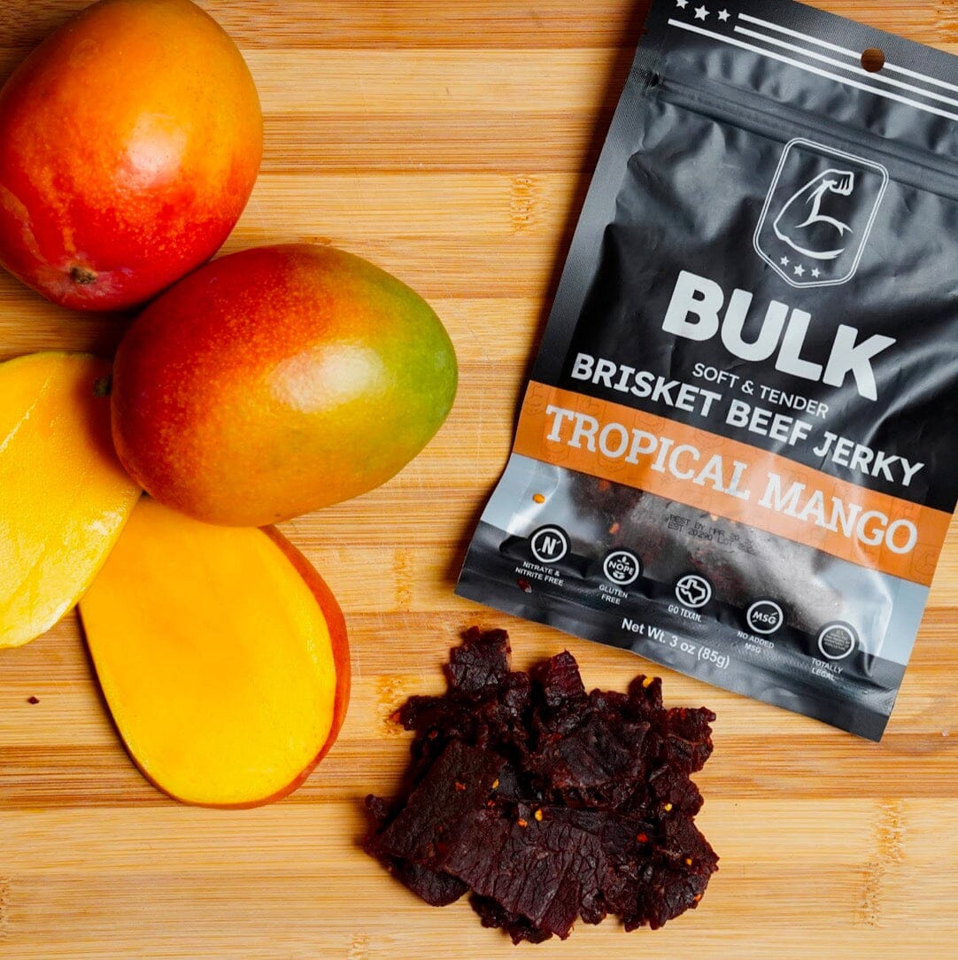 All-Natural Tropical Mango Brisket Beef Jerky - BULK JERKY