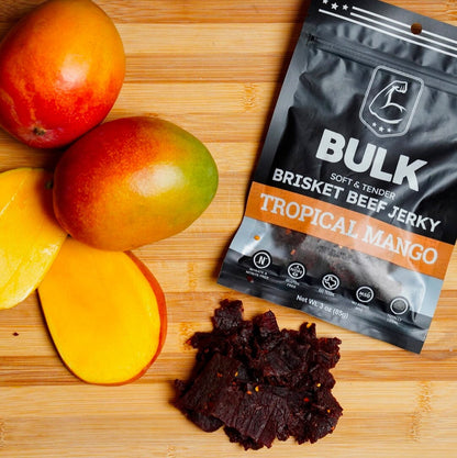 All-Natural Tropical Mango Brisket Beef Jerky - BULK JERKY