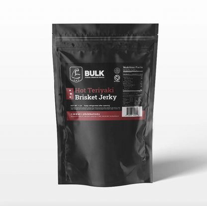 BULK Hot Teriyaki Brisket Beef Jerky - BULK JERKY