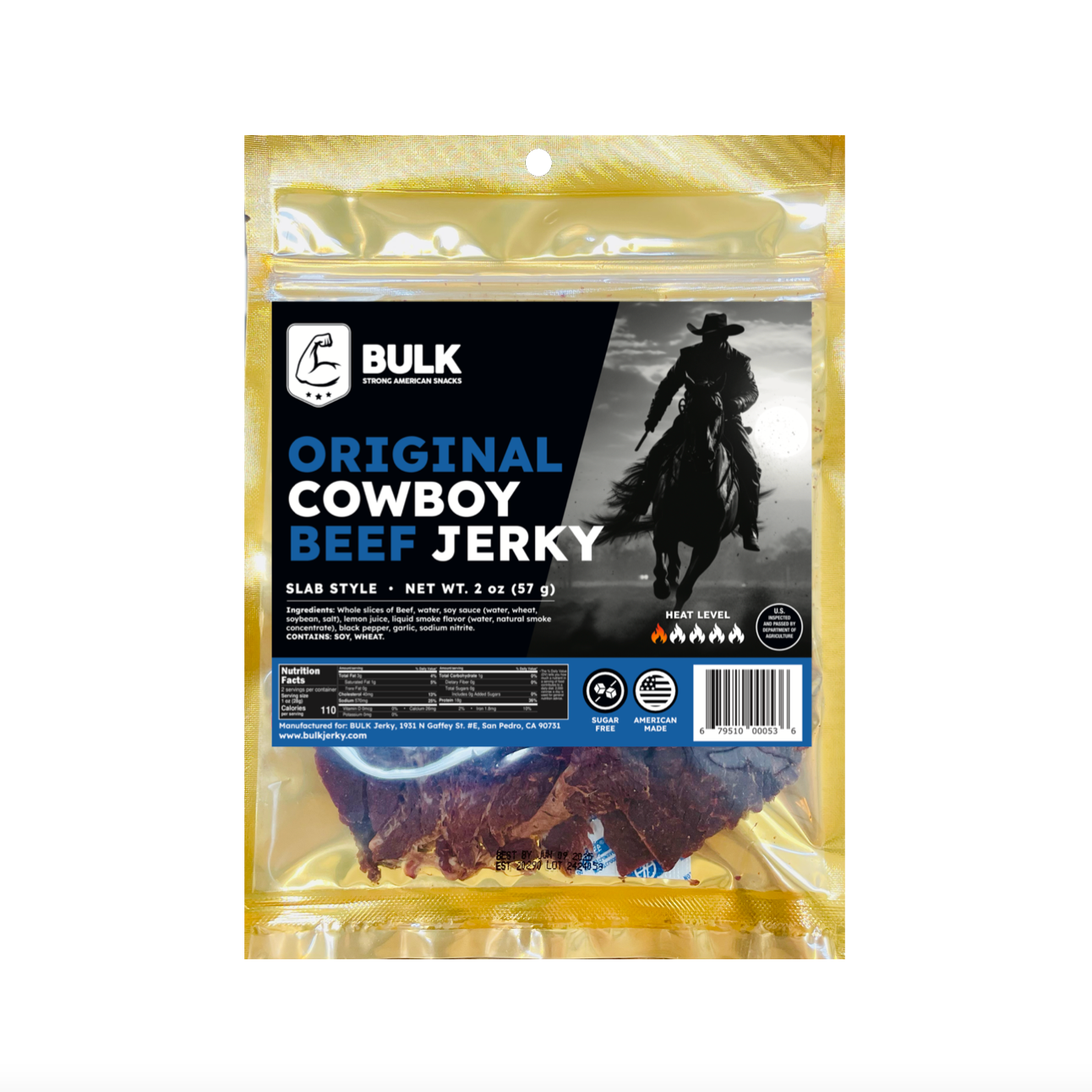 Original Cowboy Slab Jerky - BULK JERKY